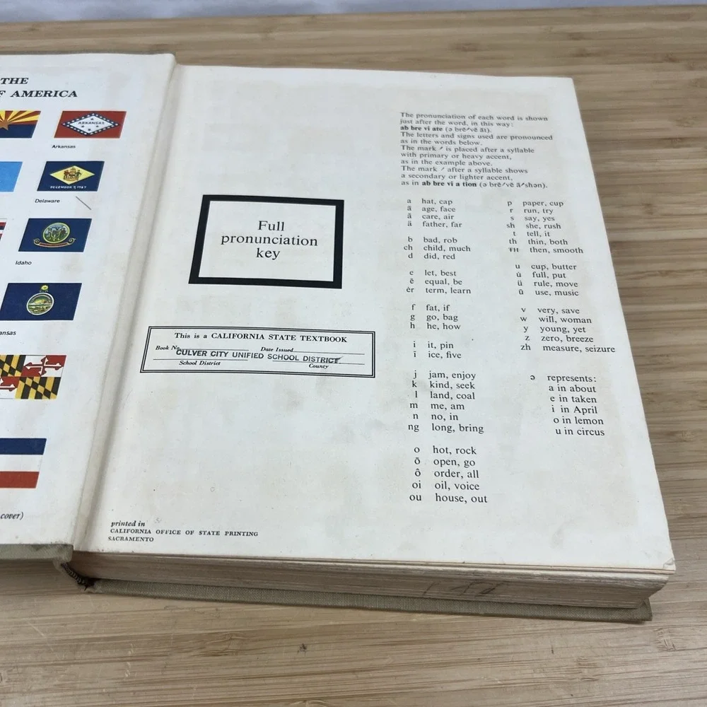 Vintage Book - 1968‎ Thorndike Barnhart Star Edition Beginning Dictionary
